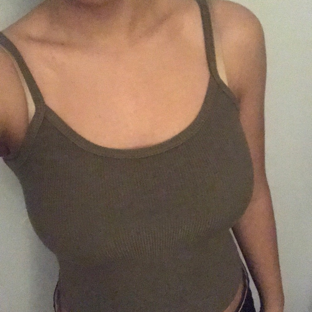 ribbed tank top